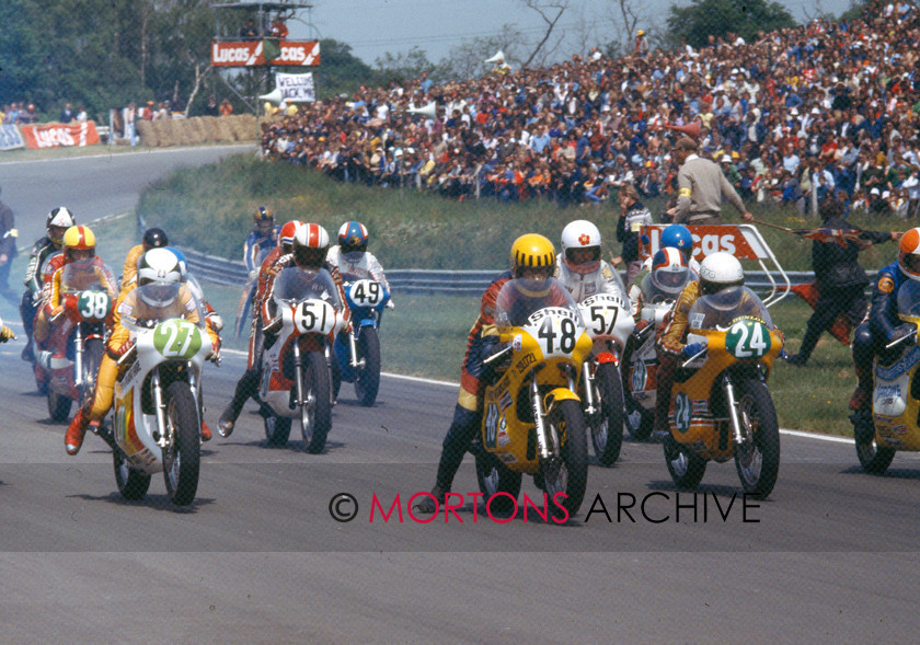 0014 
 Post TT Mallory Park, 11.06.1978 - Start of the 250cc race 
 Keywords: 1978, June, Mallory Park, Mortons Archive, Mortons Media Group Ltd, Nick Nicholls, Post TT